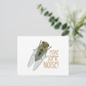 Maak lawaai! briefkaart (Staand voorkant)