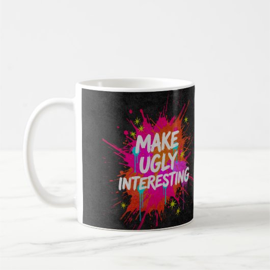 Maak Lelijk Interessant Koffiemok (Links)