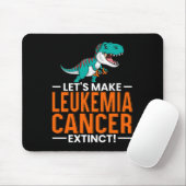 Maak leukemie Kanker Uitgestorven Dinosaurus Lover Muismat (Met muis)