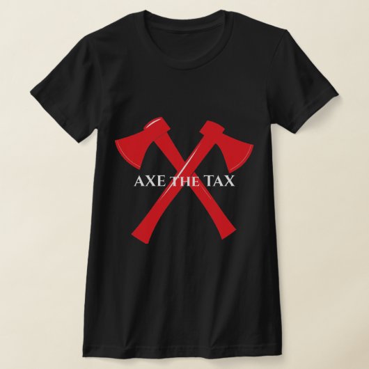 Maak Libs Cry Axe het Tax T-shirt (Laagn)