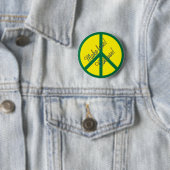 Maak liefde! Geen oorlog! Ronde Button 5,7 Cm (In situ)