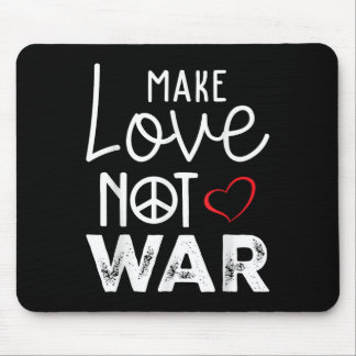 Maak liefde geen oorlog Vrede Vrede Steun Vrede Muismat