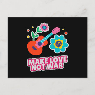 Maak liefde niet oorlog briefkaart