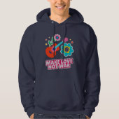 Maak liefde niet oorlog hoodie (Voorkant)