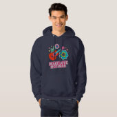 Maak liefde niet oorlog hoodie (Voorkant volledig)