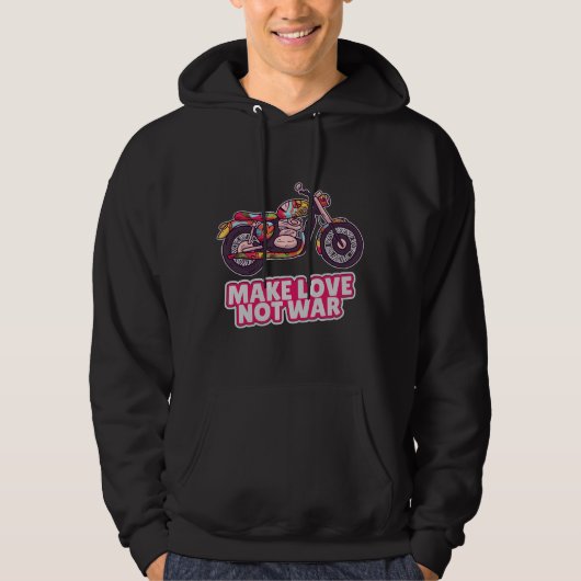 Maak liefde niet oorlog hoodie (Voorkant)