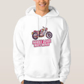 Maak liefde niet oorlog hoodie (Voorkant)