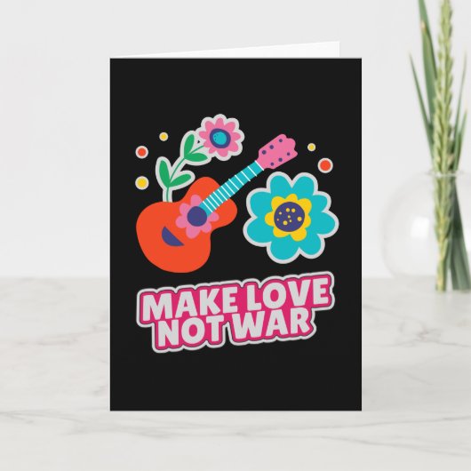 Maak liefde niet oorlog kaart (Voorkant)