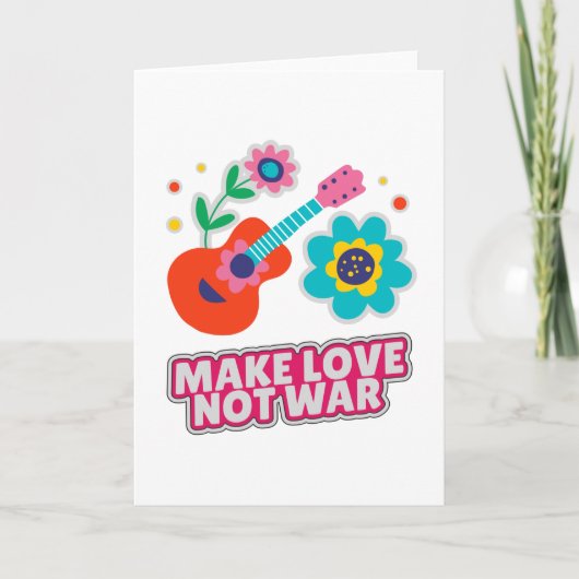 Maak liefde niet oorlog kaart (Voorkant)