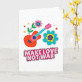 Maak liefde niet oorlog kaart (Gele Bloem)