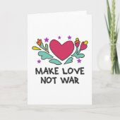 Maak liefde niet oorlog kaart (Voorkant)
