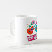 Maak liefde niet oorlog koffiemok (Voorkant links)