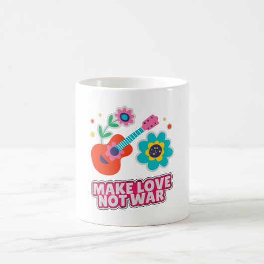 Maak liefde niet oorlog koffiemok (Center)