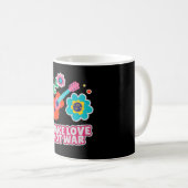 Maak liefde niet oorlog koffiemok (Voorkant rechts)