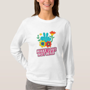 Maak liefde niet oorlog t-shirt
