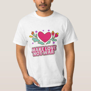 Maak liefde niet oorlog t-shirt
