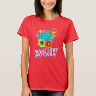 Maak liefde niet oorlog t-shirt