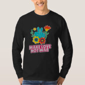 Maak liefde niet oorlog t-shirt (Voorkant)
