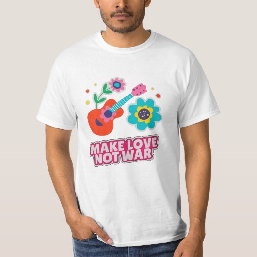 Maak liefde niet oorlog t-shirt (Voorkant)