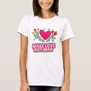 Maak liefde niet oorlog t-shirt