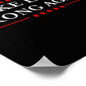 Maak liegen weer verkeerd Cadeau Weerstaan Racisme Poster (Hoek)