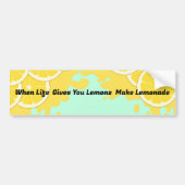Maak limonade Bumpersticker (Voorkant)