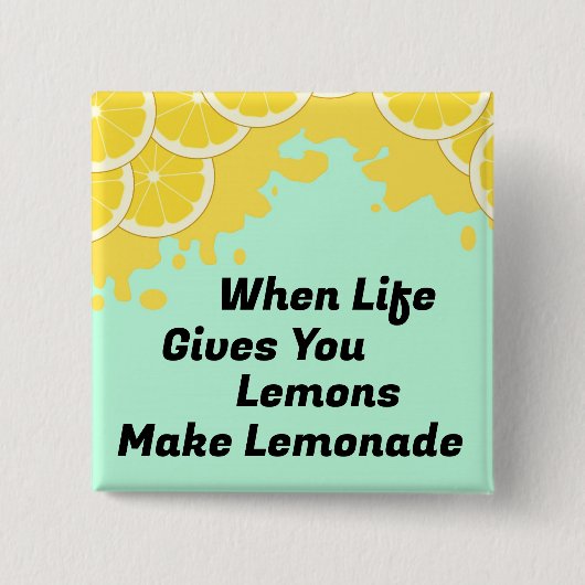Maak limonade Button (Voorkant)