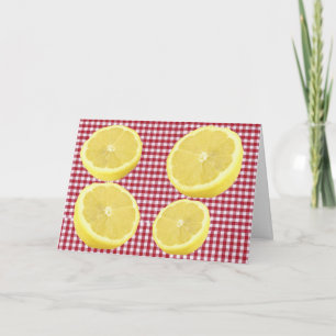 Maak limonade citroenen kaart