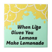 Maak limonade keramische Tegel Tegeltje (Voorkant)