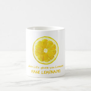 Maak limonade motivatie mok. koffiemok