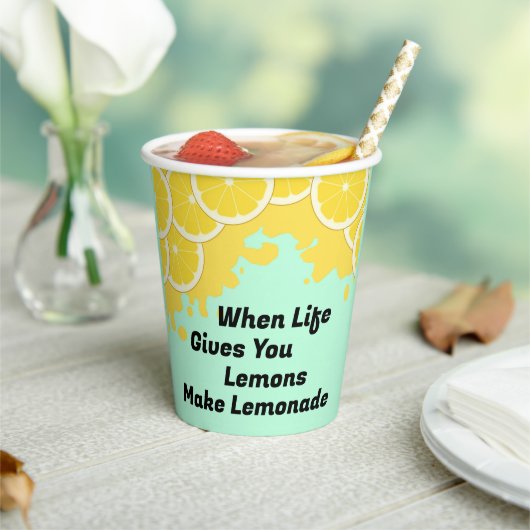 Maak limonade papier beker (Insitu)