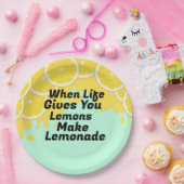 Maak limonade papieren bord (Feest)