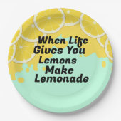 Maak limonade papieren bord (Voorkant)