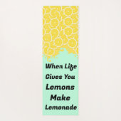 Maak limonade yoga mat (Achterkant)