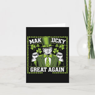 Maak Lucky Groot Opnieuw Trump St. Patrick's Day K Kaart