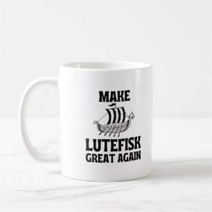 Maak Lutefisk Weer Groot Komische Stinkvis Koffiemok