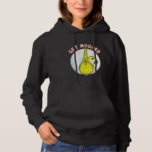 Maak maanvormig I papegaai Underfluffies I Gele mo Hoodie