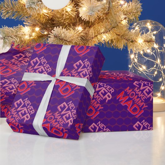 Maak mama nooit boos! Vlekken Cadeaupapier (Feestdagen)