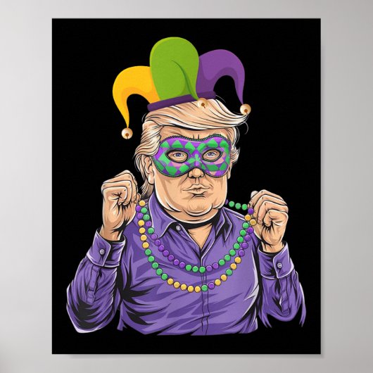 Maak Mardi Gras Great Again Leuke Mardi Gras Manne Poster (Voorkant)