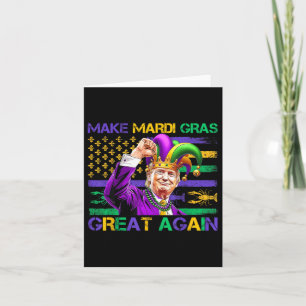 Maak Mardi Gras weer geweldig Amerikaanse vlag Tru Kaart