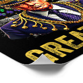 Maak Mardi Gras weer geweldig grappig Mardi Gras T Poster (Hoek)