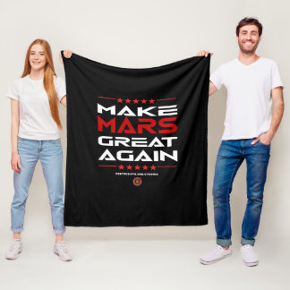 Maak Mars weer geweldig Fleece Deken