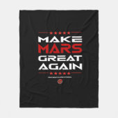 Maak Mars weer geweldig Fleece Deken (Voorkant)