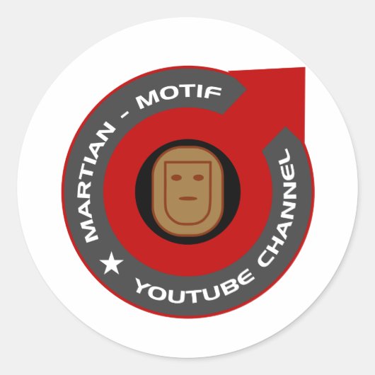 Maak Mars weer geweldig Ronde Sticker (Voorkant)