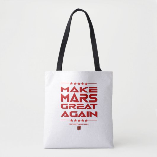 Maak Mars weer geweldig Tote Bag (Voorkant)