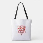 Maak Mars weer geweldig Tote Bag (Achterkant)