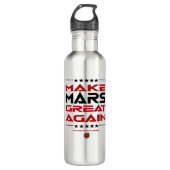 Maak Mars weer geweldig Waterfles (Voorkant)