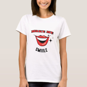 Maak me aan het lachen t-shirt