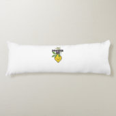 Maak me een grappige citroen lichaamskussen (Voorkant)