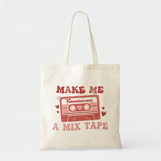 Maak me een mix tape tote bag (Voorkant)